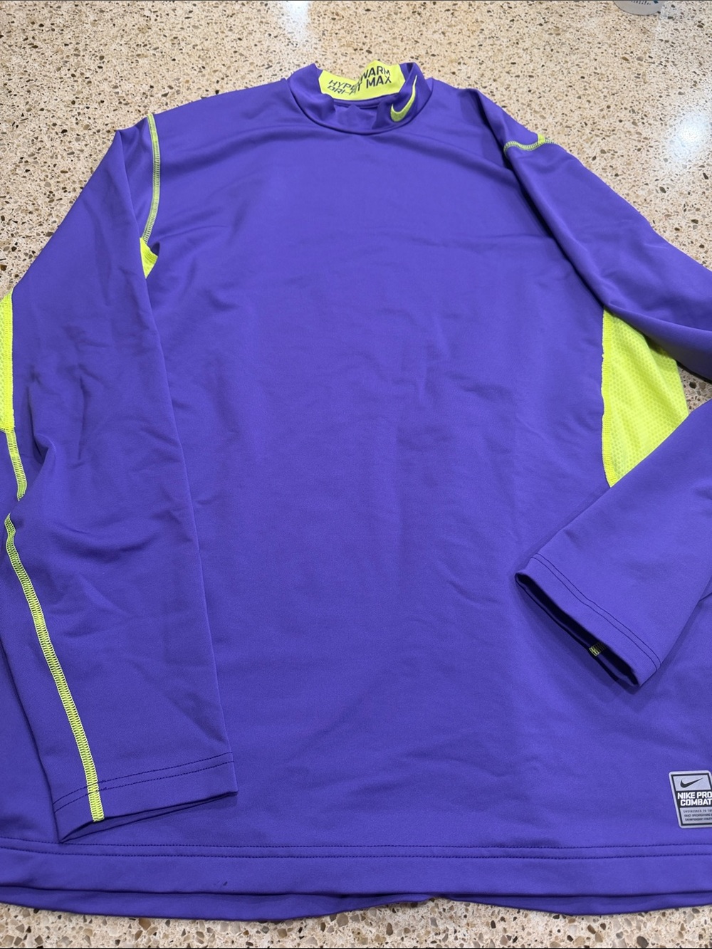 Nike Hyperwarm Dri-Fit Max Pro Combat Athletic Shirt Size XL